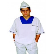 FIRINCI TAKIM  BEYAZ  MAVİ YAKA