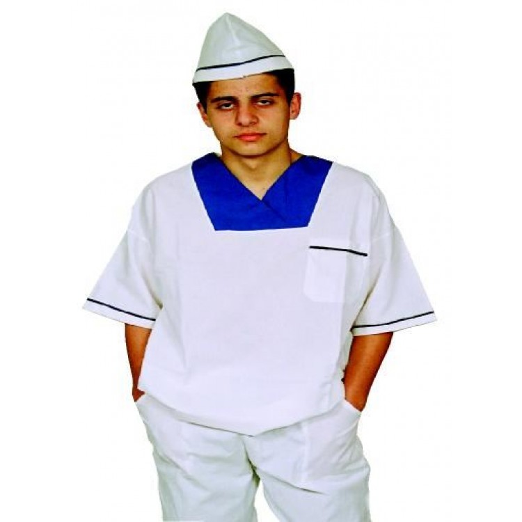 FIRINCI TAKIM  BEYAZ  MAVİ YAKA